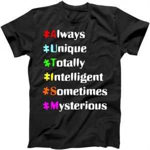 Autism Tips Awareness tee shirt