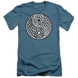 Celtic Ying Yang St. Patrick's Day Slim Fit tee shirt