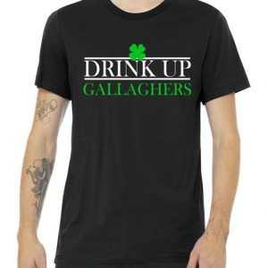 Drink Up Gallaghers Funny St. Patrick's Day tee shirt