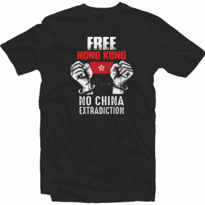 Free Hong Kong No China Extradiction tee shirt