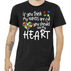Full Of Heart Autism Parent tee shirt