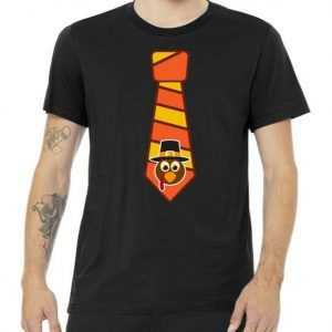 Funny Thanksgiving Tie Turkey tee shirt