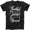 Hankful Grateful Blessed Thanksgiving Day tee shirt