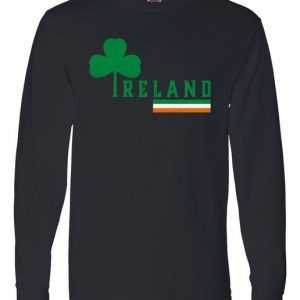 Ireland Irish Clover Long Sleeve tee shirt
