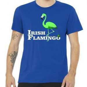 Irish Flamingo tee shirt
