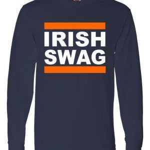 Irish Swag St. Patricks Day Funny Long Sleeve tee shirt