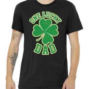 One Lucky Dad tee shirt