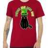 Pinch Me And Die St. Patrick's Day Cat Premium tee shirt