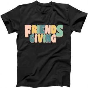 Retro Thanksgiving Friendsgiving tee shirt
