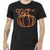 Thanksgiving Halloween Pumpkin Fall Autumn Plaid tee shirt