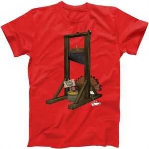 Thanksgiving Turkey Tricked Free Feed Funny tee shirt