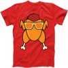 Turkey Head Happy Thanksgiving Day Funny tee shirt