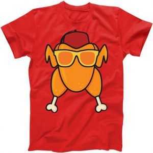 Turkey Head Happy Thanksgiving Day Funny tee shirt