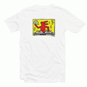 Vintage DJ Dog Keith Haring tee shirt