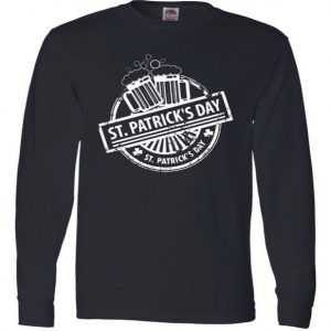 Vintage St. Patrick's Day Beer Long Sleeve tee shirt