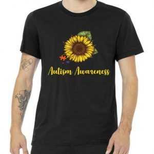 Autism Awareness Flower Puzzle tee shirt