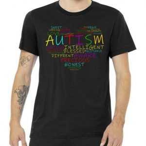 Autism Awareness Heart Words Of Love Premium Puzzle tee shirt