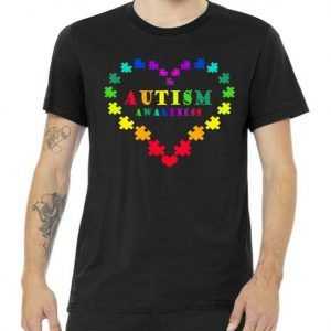 Autism Awareness Rainbow Puzzles Of Love tee shirt