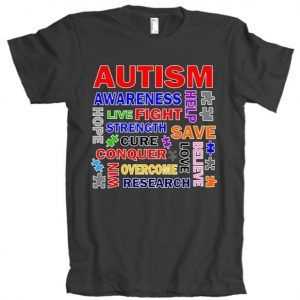 Autism Mashup American Apparel tee shirt