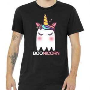 Boonicorn Halloween Unicorn Ghost tee shirt