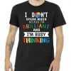 Brilliant And Busy Thinking Autism Awareness tee shirt