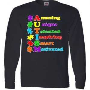 Inspiring Autism Awareness Amazing Smart Unique Puzzle Long Sleeve tee shirt