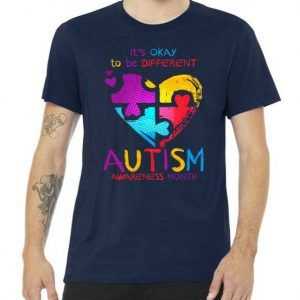 It's Okay To Be Different Autism Awareness Month tee shirt
