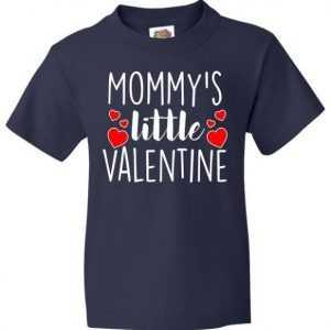Mommy's Little Valentine Hearts Love Kids tee shirt