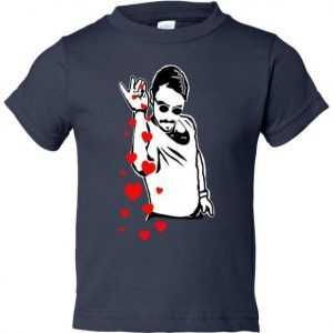 Salt Bae Valentines Day Toddler tee shirt