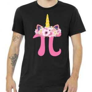 Unicorn Pi Day tee shirt