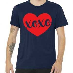Xoxo Valentines Heart tee shirt