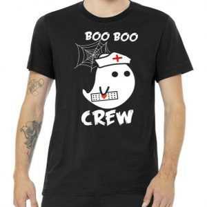 Boo Boo Crew Nurse Ghost Funny Halloween tee shirt
