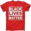 Distressed Black Lives Matter Logo tee shirt