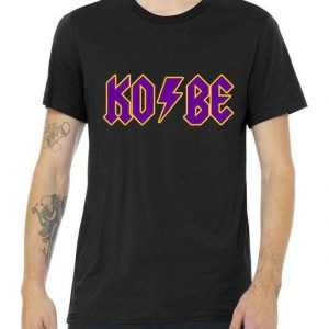 Kobe Lightning Music Logo Tribute tee shirt