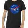 NAPS Space Parody Logo tee shirt