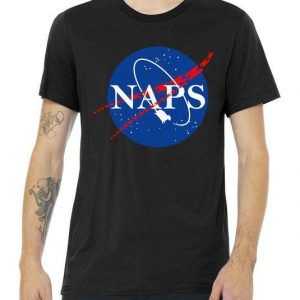 NAPS Space Parody Logo tee shirt