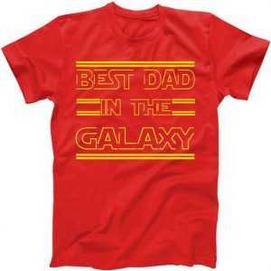 Best Dad In The Galaxy tee shirt