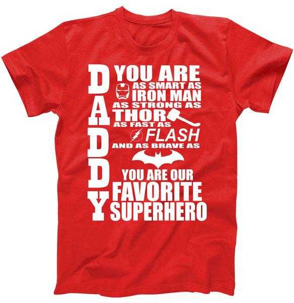 Daddy Superhero Father's Day tee shirt Daddy Superhero Father's Day tee shirt