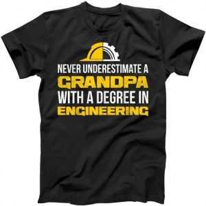 Engineer Grandpa tee shirt