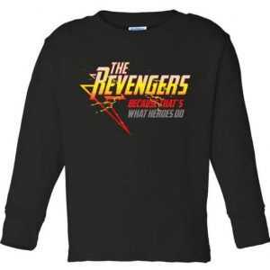 The Revengers Toddler Long Sleeve tee shirt