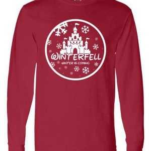 Winterfell Parody Logo Winter Is Coming Long Sleeve tee shirt