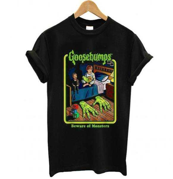Authentic Goosebumps Bedtime Retro Scary tee shirt Authentic Goosebumps Bedtime Retro Scary tee shirt
