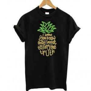 Psych Pineapple Theme tee shirt