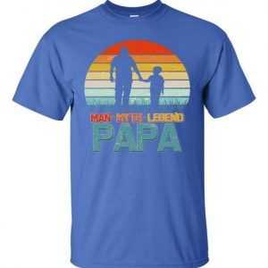 Vintage Man Myth Legend Papa Tall tee shirt