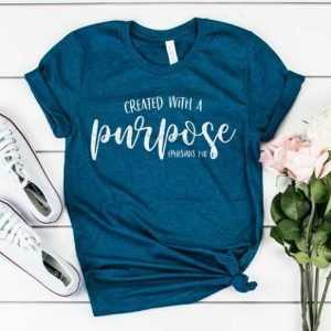Created with a Purpose tee shirt
