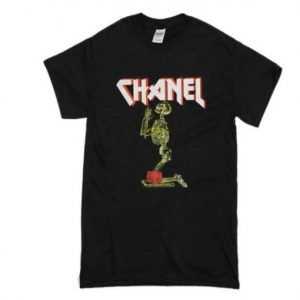 Skeleton Begged for Bag chanel tee shirt