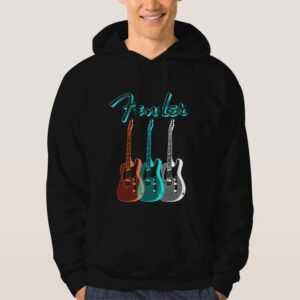Fender-Electric-Guitars-Hoodie-For-Women's-Or-Men's