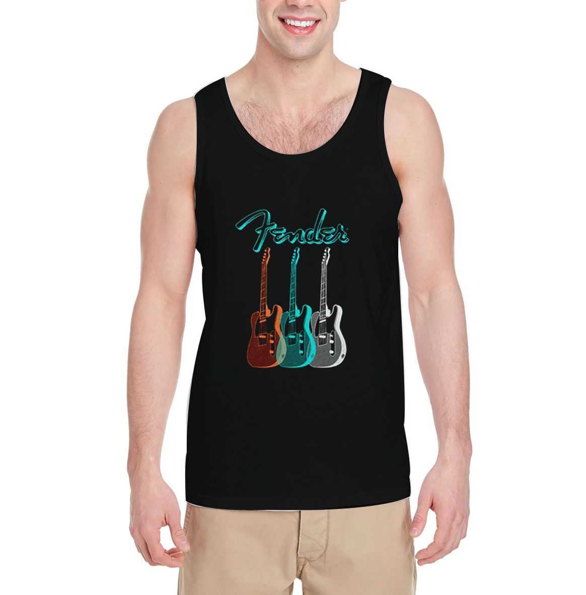 Fender-Electric-Guitars-Tank-Top-For-Women-And-Men-S-3XL Fender-Electric-Guitars-Tank-Top-For-Women-And-Men-S-3XL