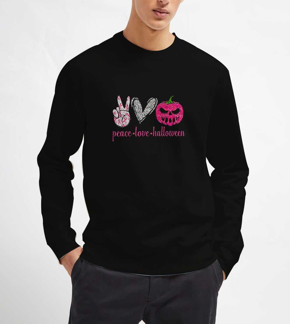 Peace-Love-Halloween-Sweatshirt-Unisex-Adult-Size-S-3XL Peace-Love-Halloween-Sweatshirt-Unisex-Adult-Size-S-3XL