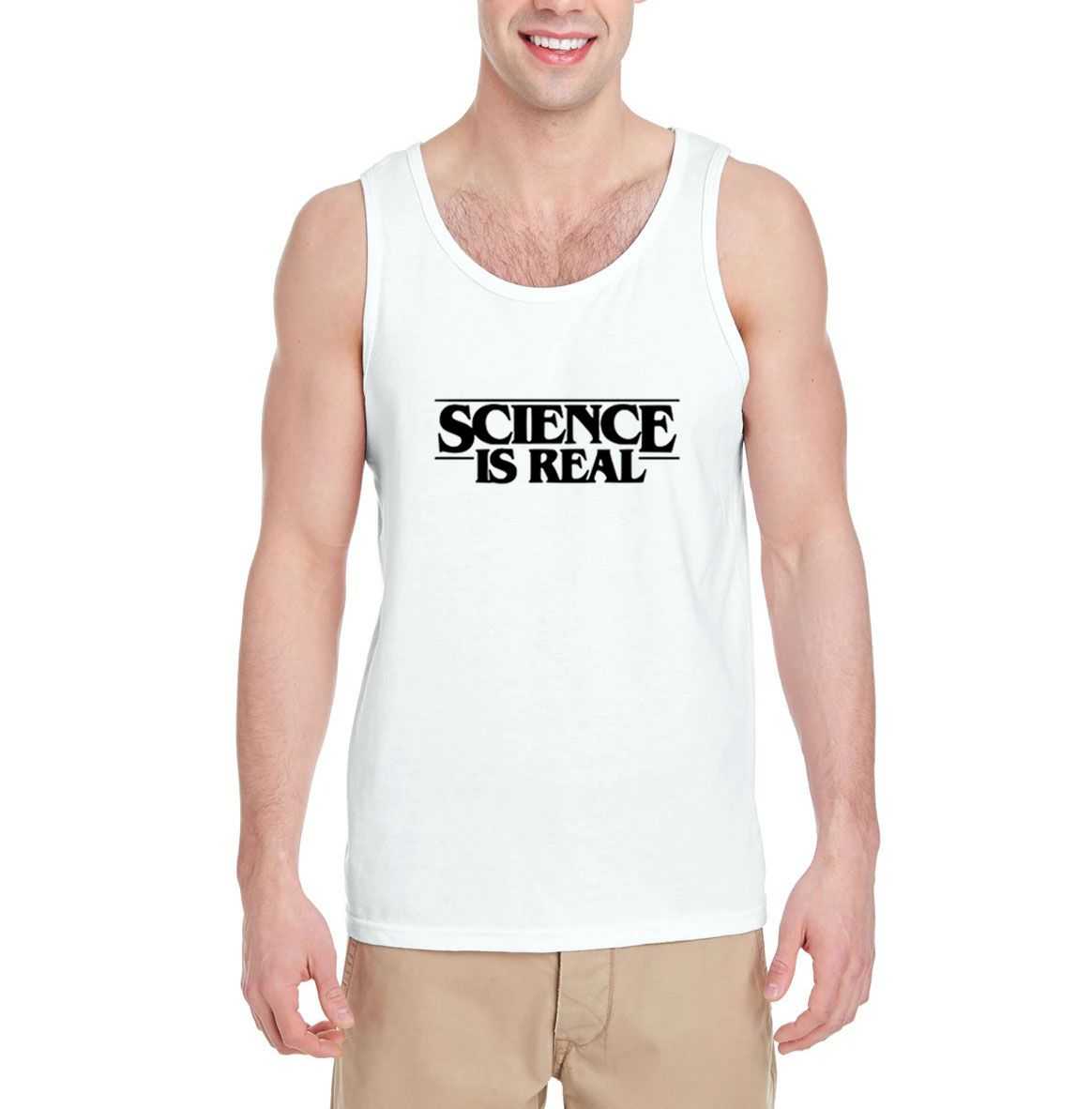 Science-is-real-White-Tank-Top-For-Women-And-Men-S-3XL Science-is-real-White-Tank-Top-For-Women-And-Men-S-3XL